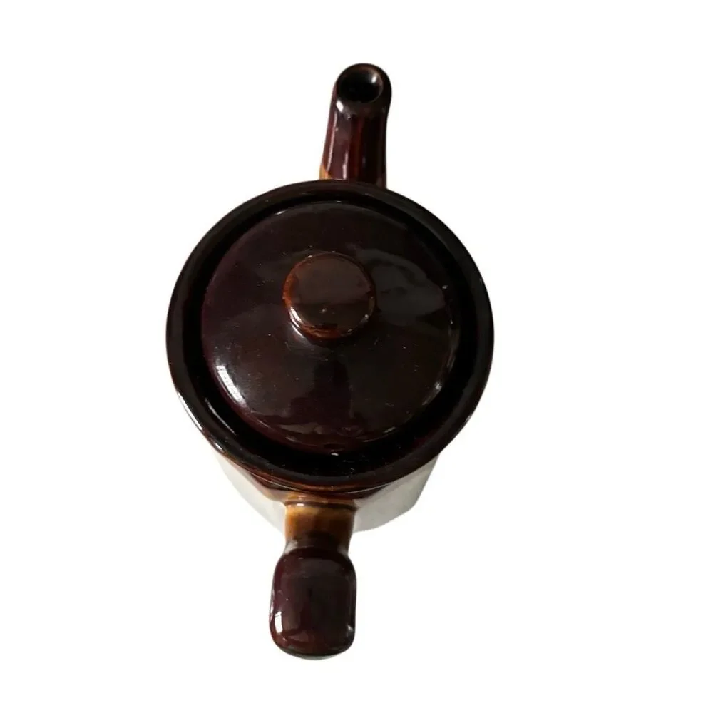 Vintage Stoneware Coffee Server Teapot Taiwan